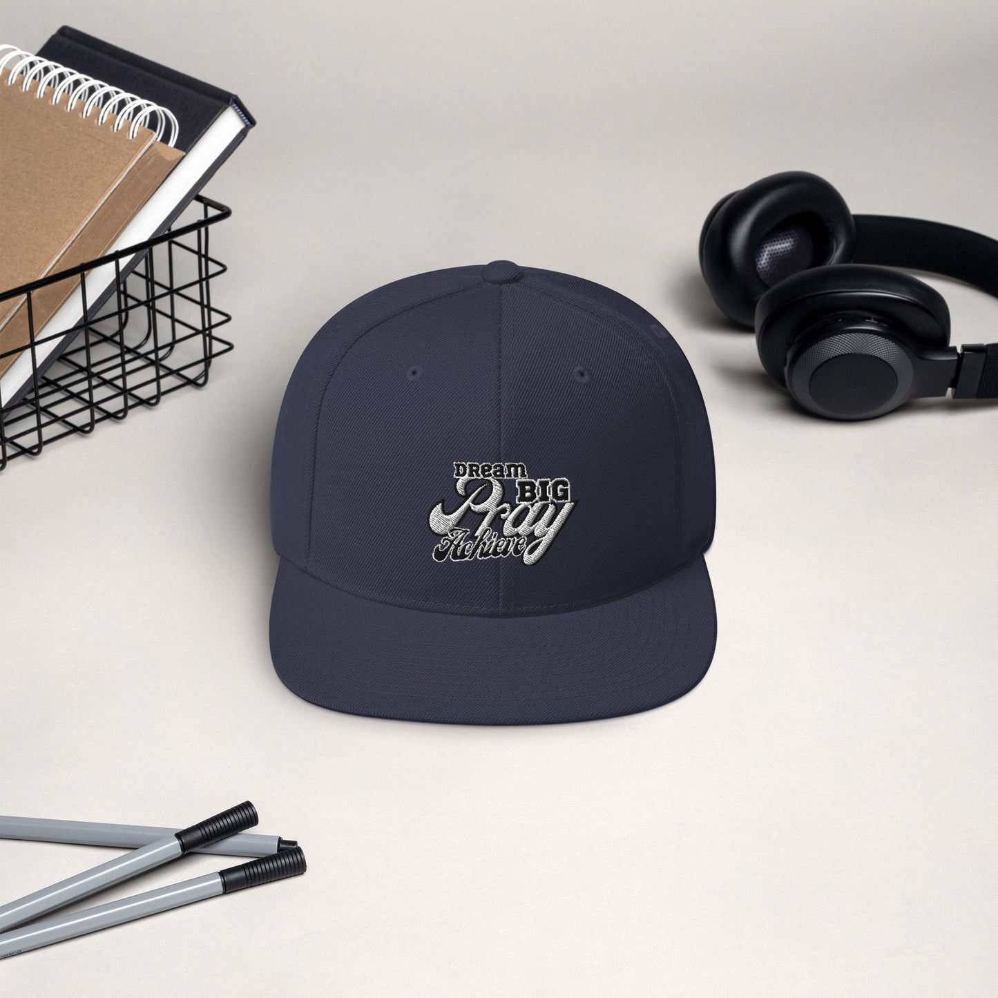 Dream Big Pray Achieve Snapback Hat