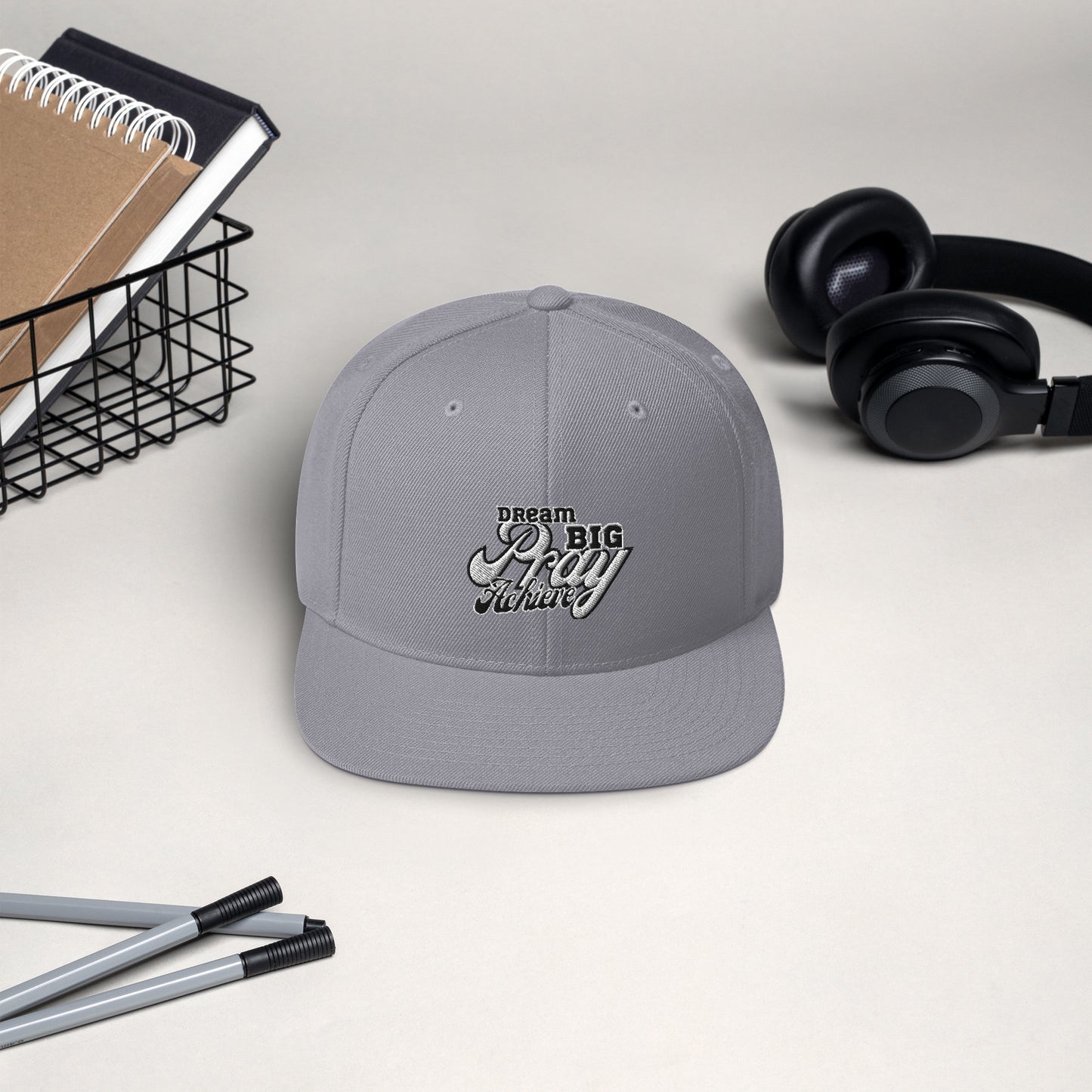 Dream Big Pray Achieve Snapback Hat